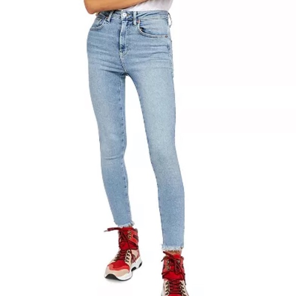 Free people raw high rise jegging jeans 28 - Picture 4 of 5